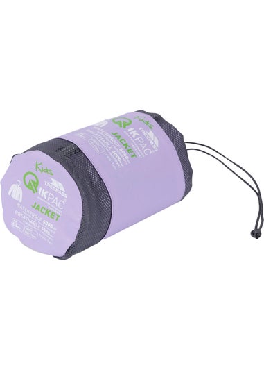 Trespass Kids Purple Qikpac X Packaway Jacket (2-12yrs)