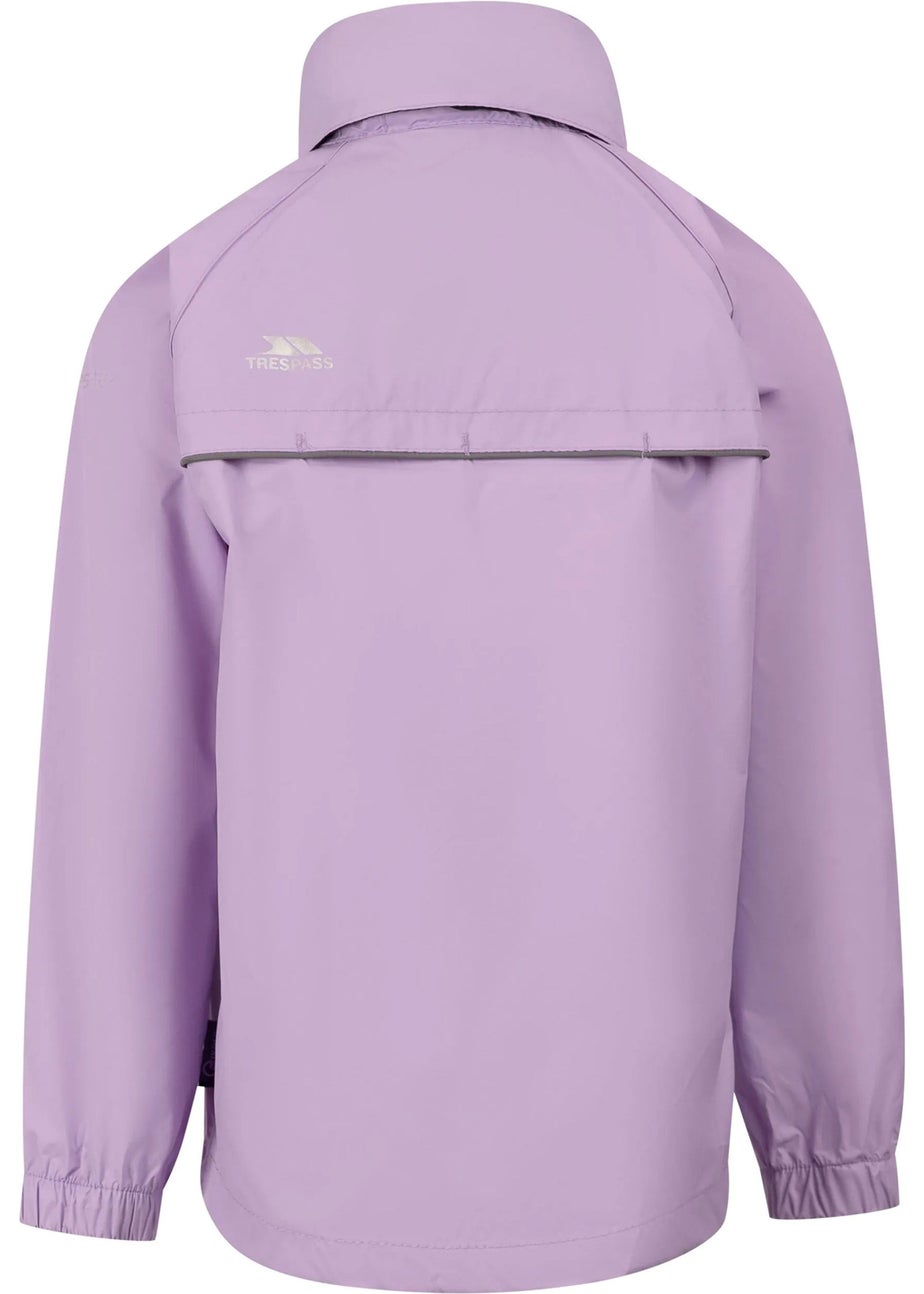 Trespass Kids Purple Qikpac X Packaway Jacket (2-12yrs)