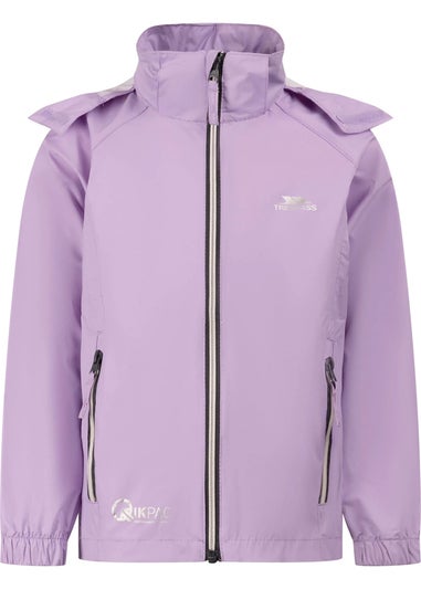 Trespass Kids Purple Qikpac X Packaway Jacket (2-12yrs)