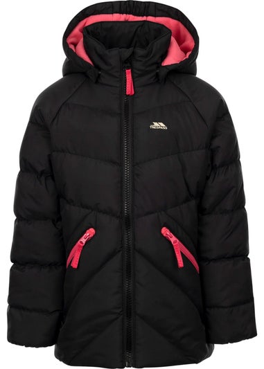 Trespass Kids Black Annah Padded Jacket (2-12yrs)