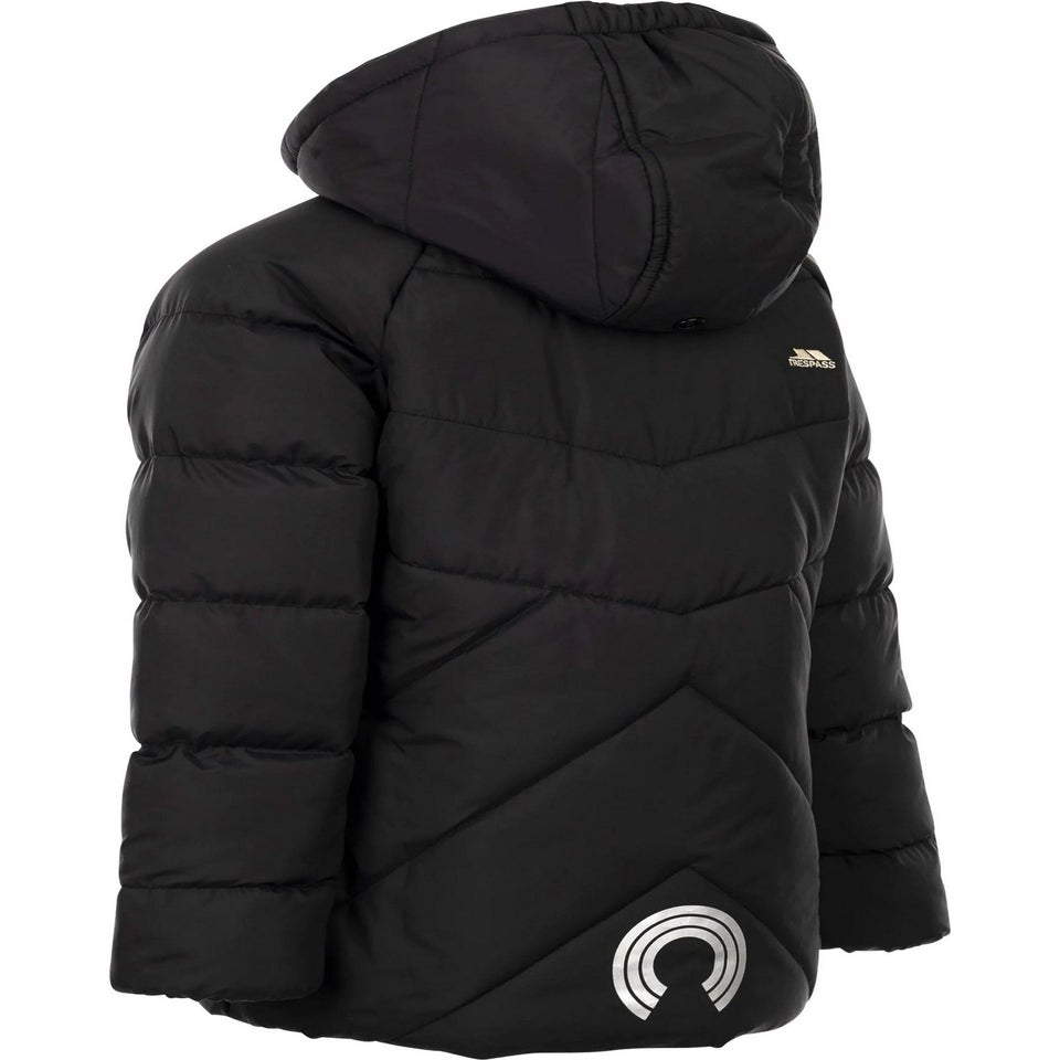 Trespass Kids Black Annah Padded Jacket (2-12yrs)