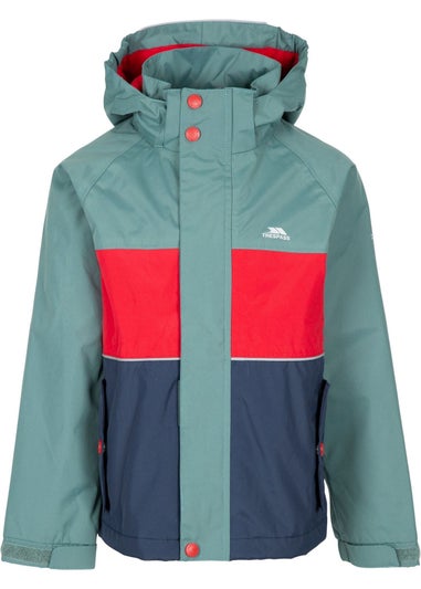 Trespass Kids Green Ocean Waterproof Jacket (9-12yrs)