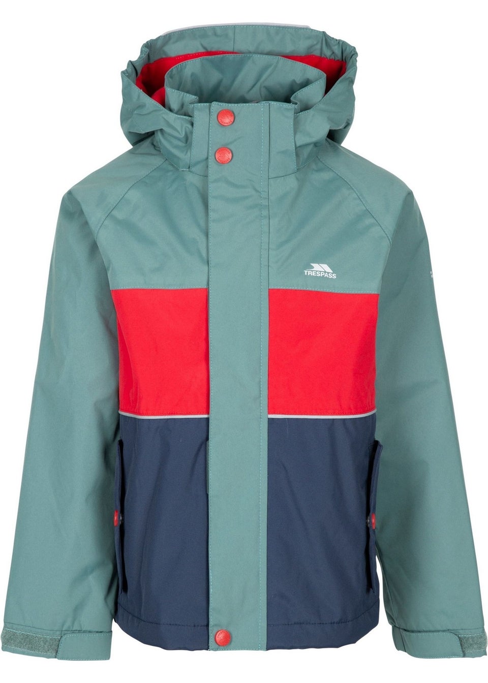 Trespass Kids Green Ocean Waterproof Jacket (9-12yrs)