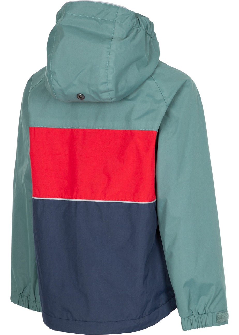 Trespass Kids Green Ocean Waterproof Jacket (9-12yrs)