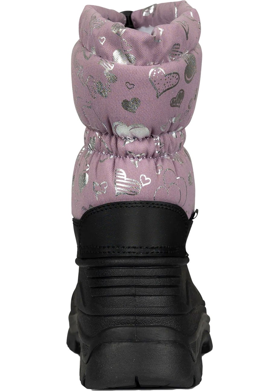 Trespass Kids Purple Bora Snow Boots (10 Child-3 Youth UK)