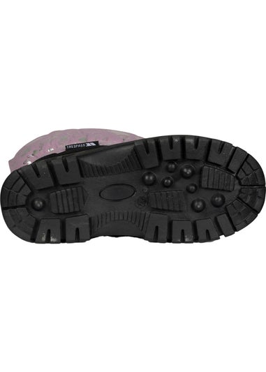 Trespass Kids Purple Bora Snow Boots (10 Child-3 Youth UK)