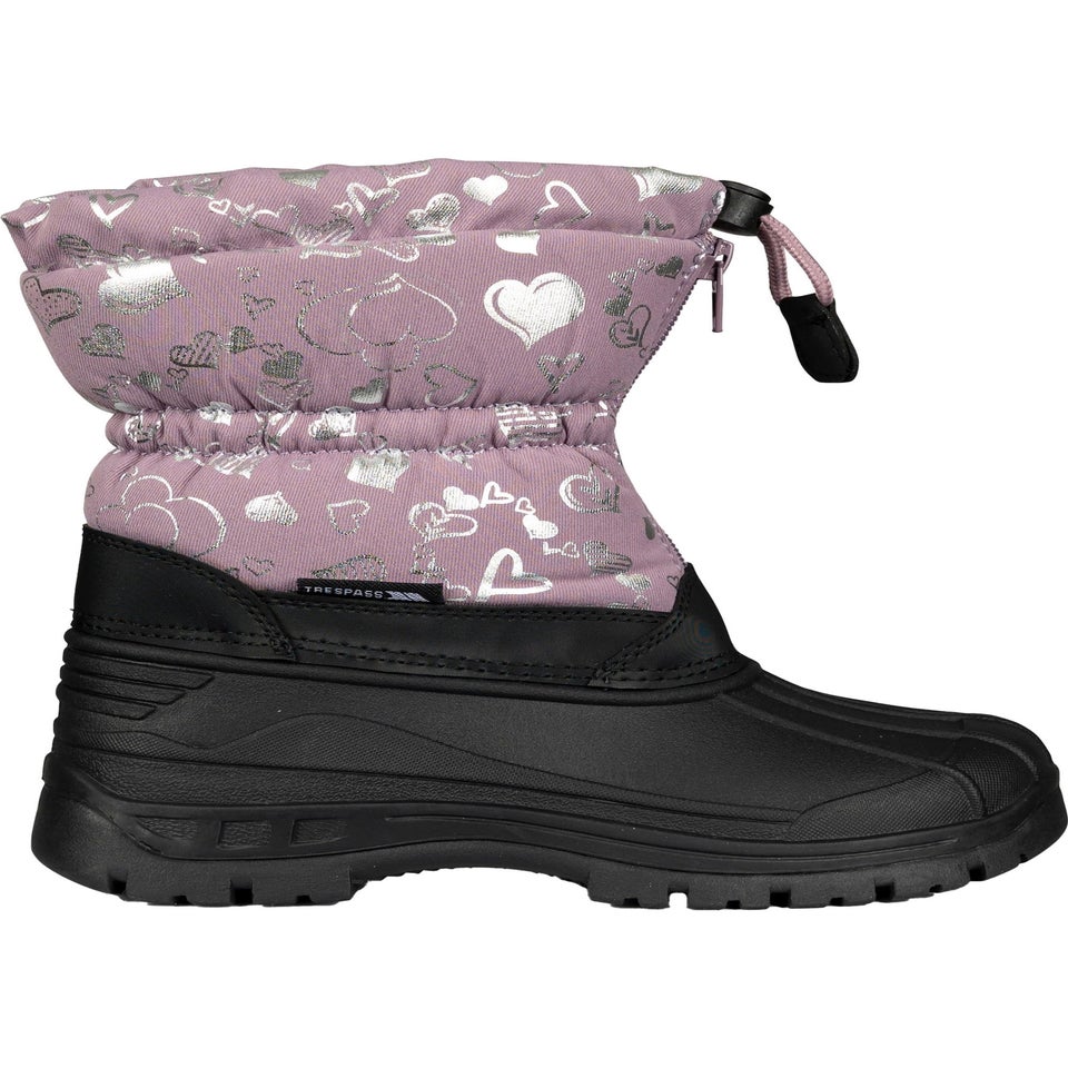 Trespass Kids Purple Bora Snow Boots (10 Child-3 Youth UK)