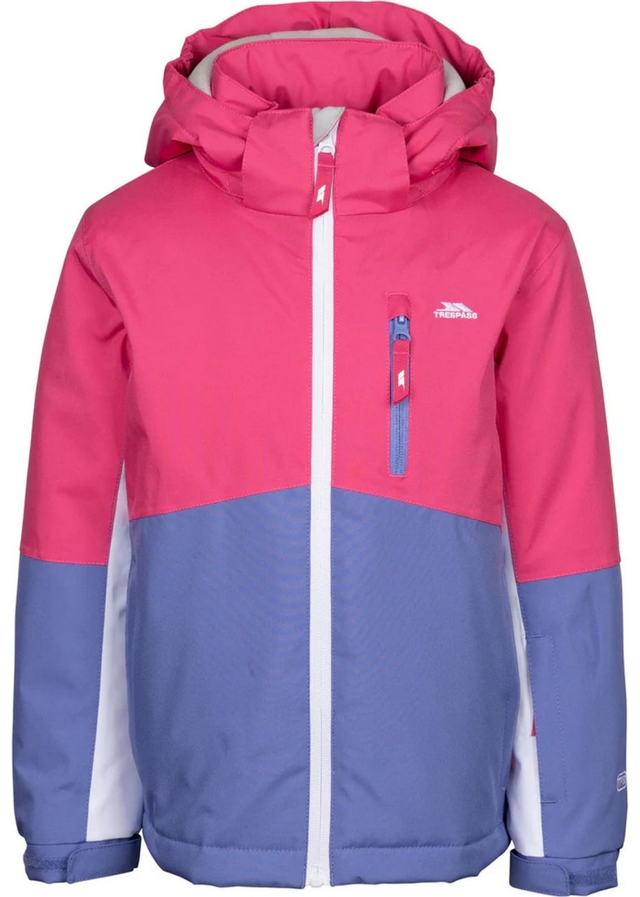 Trespass Kids Soft Pink Lennox Ski Jacket (2-12yrs)