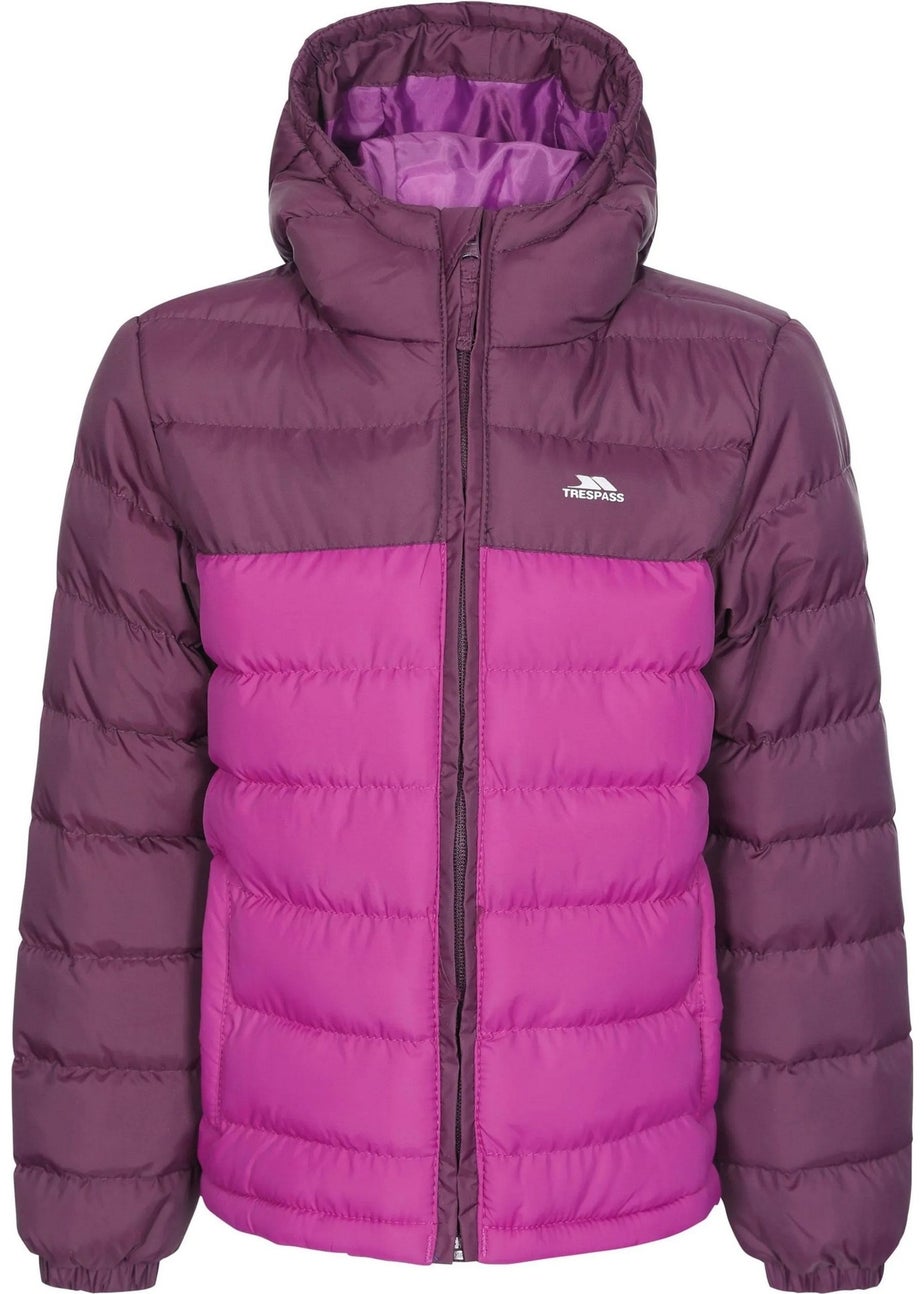 Trespass Kids Purple Oskar Padded Jacket (2-12yrs)