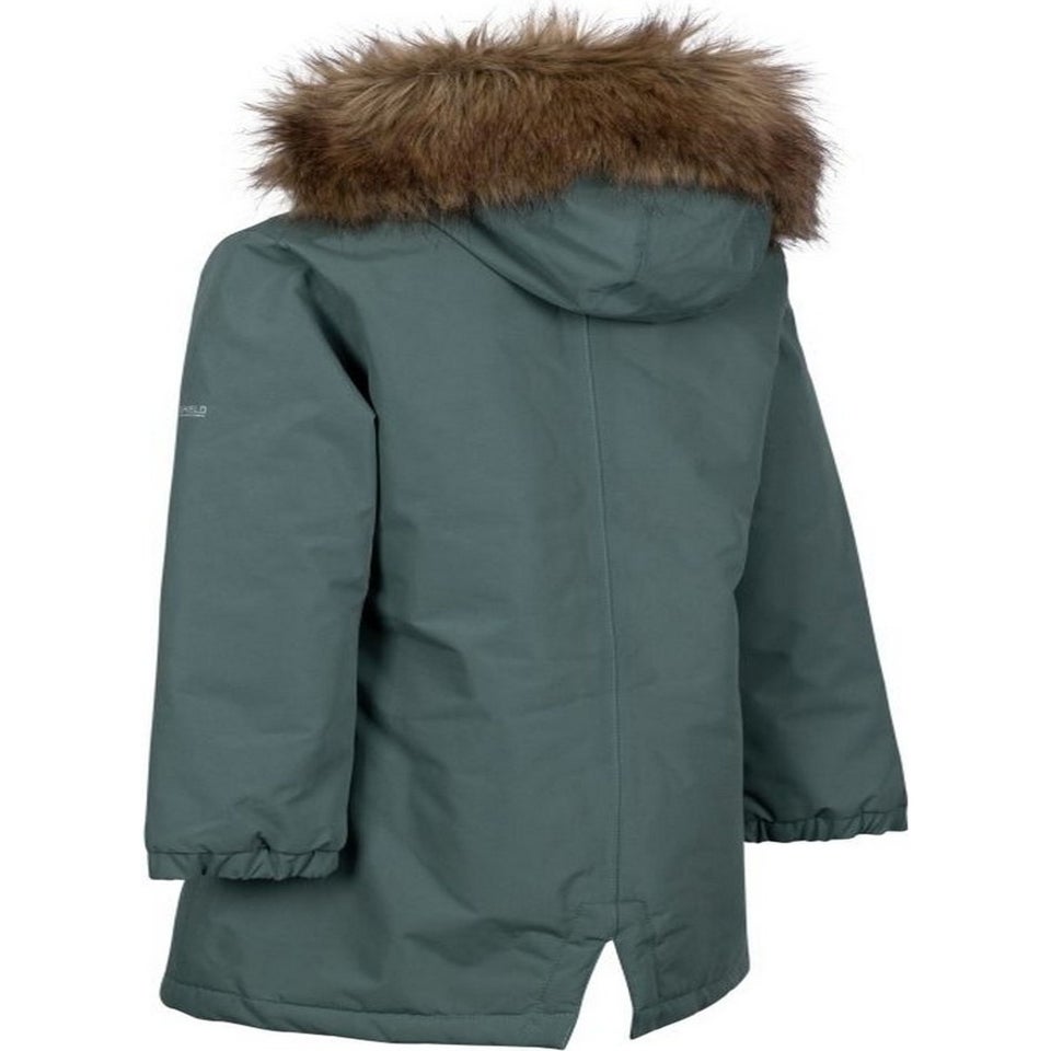 Trespass Girls Green Astound TP50 Waterproof Jacket (2-10yrs)