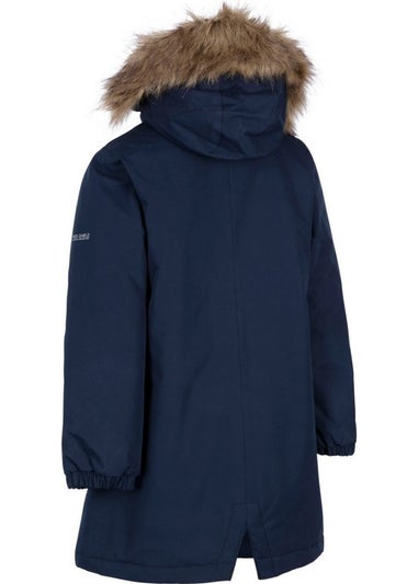 Trespass Girls Navy Astound TP50 Waterproof Jacket (2-10yrs)