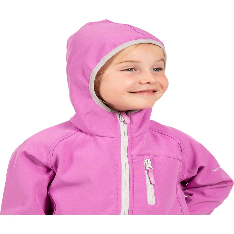 Trespass Kids Pink Kian Softshell Jacket (2-12yrs)