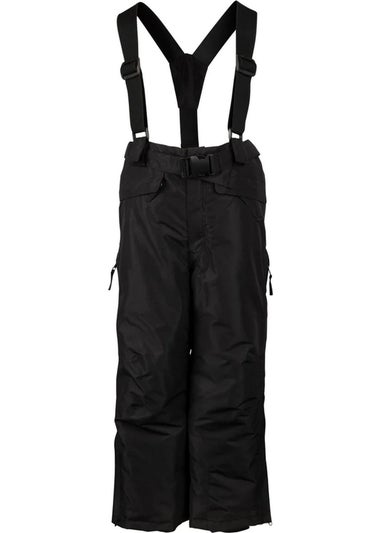 Trespass Kids Black Northaway Ski Trousers (2-10yrs)