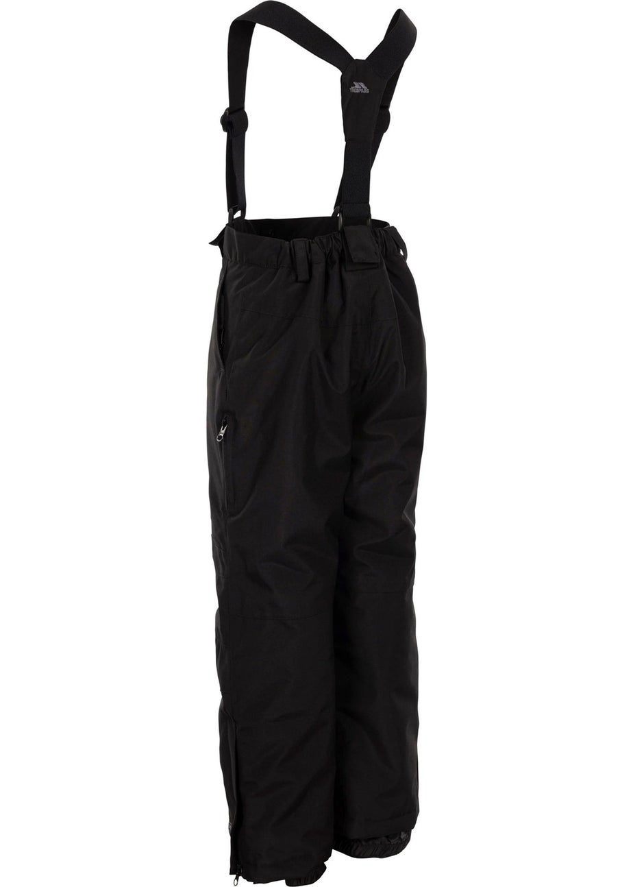 Trespass Kids Black Rumi Ski Trousers (2-12yrs)