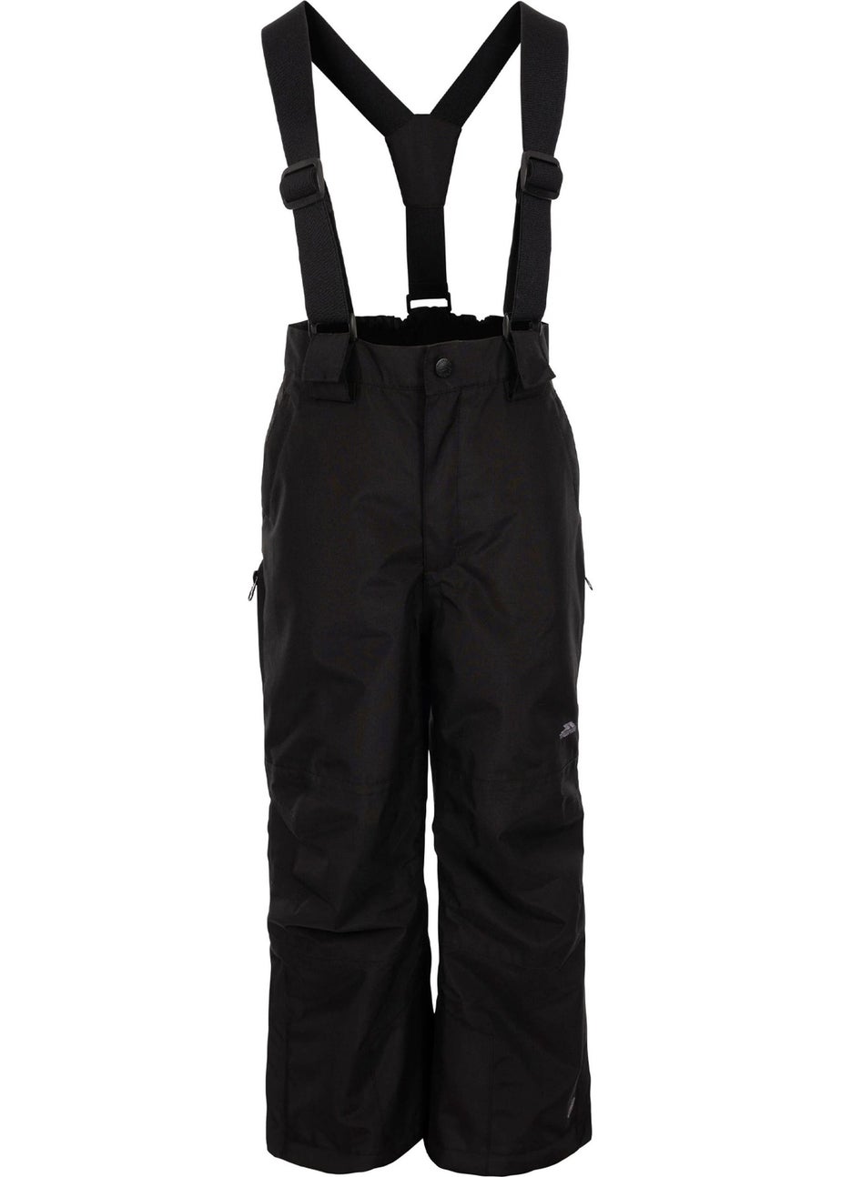 Trespass Kids Black Rumi Ski Trousers (2-12yrs)