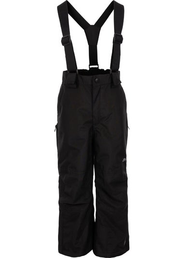 Trespass Kids Black Rumi Ski Trousers (2-12yrs)