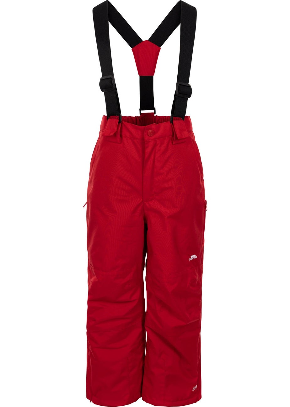 Trespass Kids Red Rumi Ski Trousers (2-12yrs)