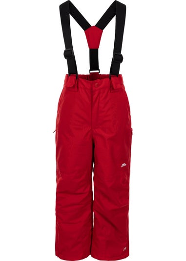 Trespass Kids Red Rumi Ski Trousers (2-12yrs)