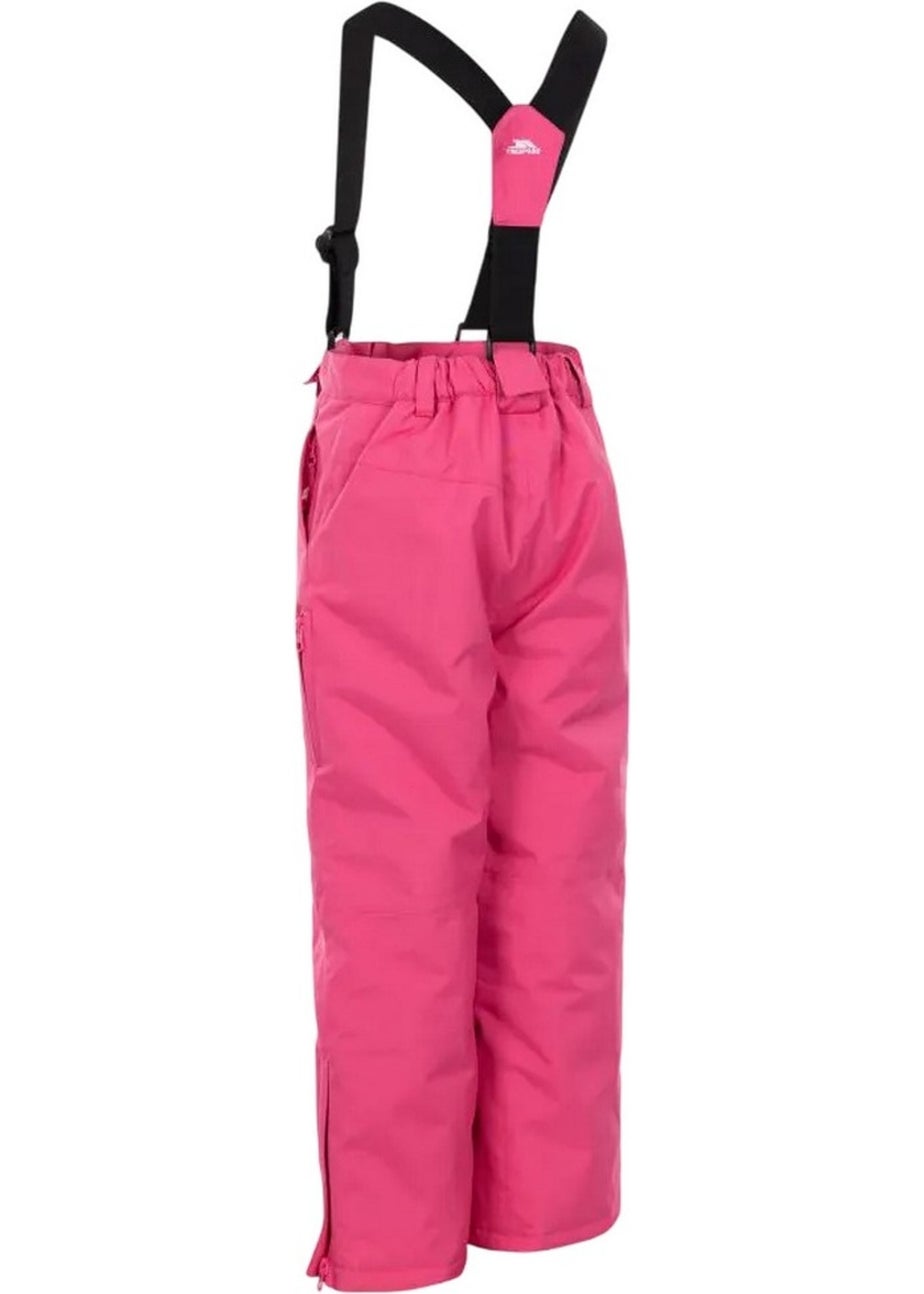 Trespass Kids Soft Pink Rumi Ski Trousers (2-12yrs)