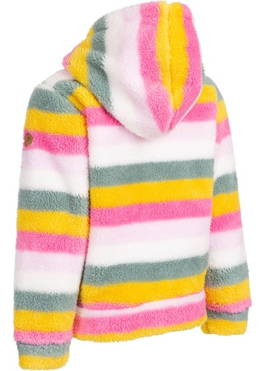 Trespass Kids Pale Pink Wonderful Stripe Fleece Jacket (2-10yrs)