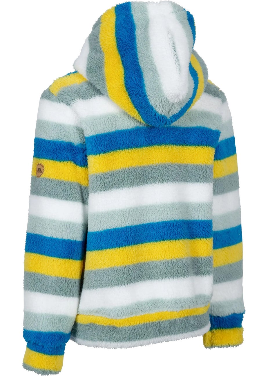 Trespass Kids Teal Wonderful Stripe Fleece Jacket (2-10yrs)
