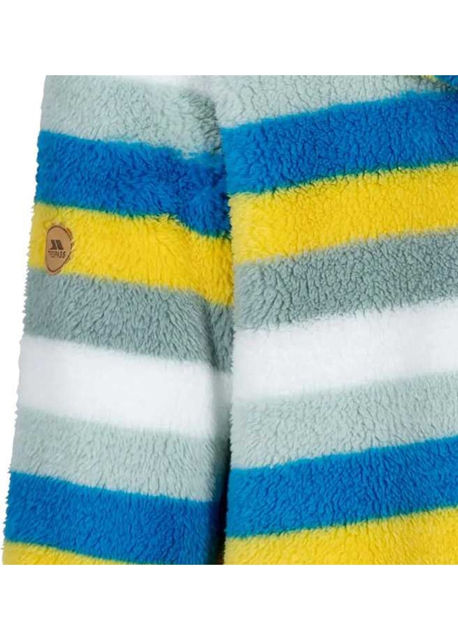 Trespass Kids Teal Wonderful Stripe Fleece Jacket (2-10yrs)
