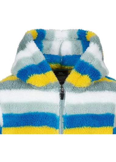 Trespass Kids Teal Wonderful Stripe Fleece Jacket (2-10yrs)