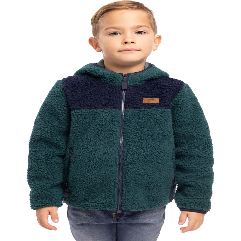 Trespass Kids Green Lindenn Fleece Jacket (2-12yrs)