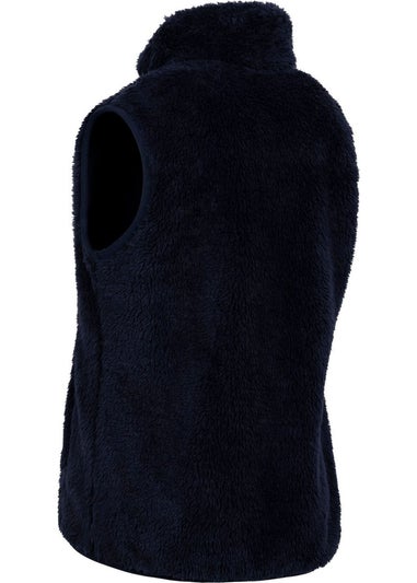 Trespass Kids Navy Porru Fleece Gilet (2-12yrs)