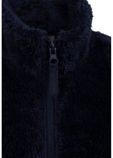 Trespass Kids Navy Porru Fleece Gilet (2-12yrs)