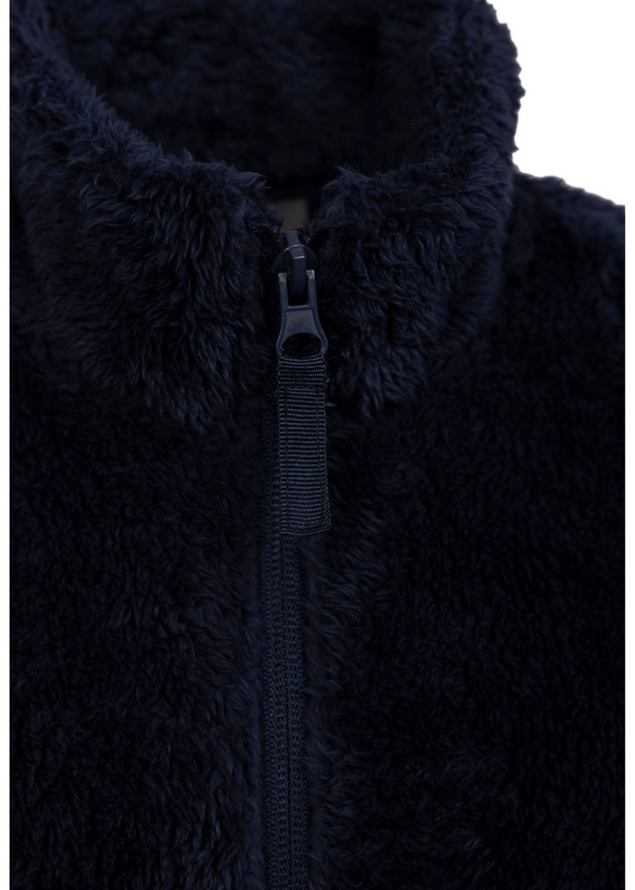 Trespass Kids Navy Porru Fleece Gilet (2-12yrs)