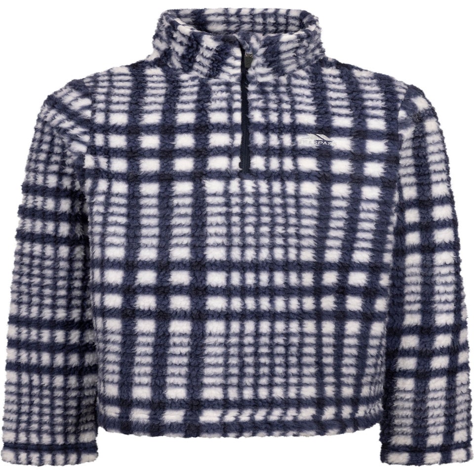 Trespass Kids Navy Booker AT200 Half Zip Fleece Top (2-12yrs)