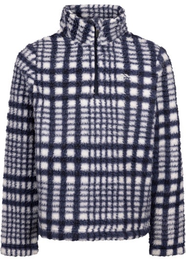 Trespass Kids Navy Booker AT200 Half Zip Fleece Top (2-12yrs)