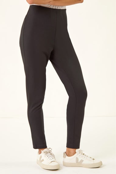 Roman Black Petite Essential Stretch Shaped Leggings