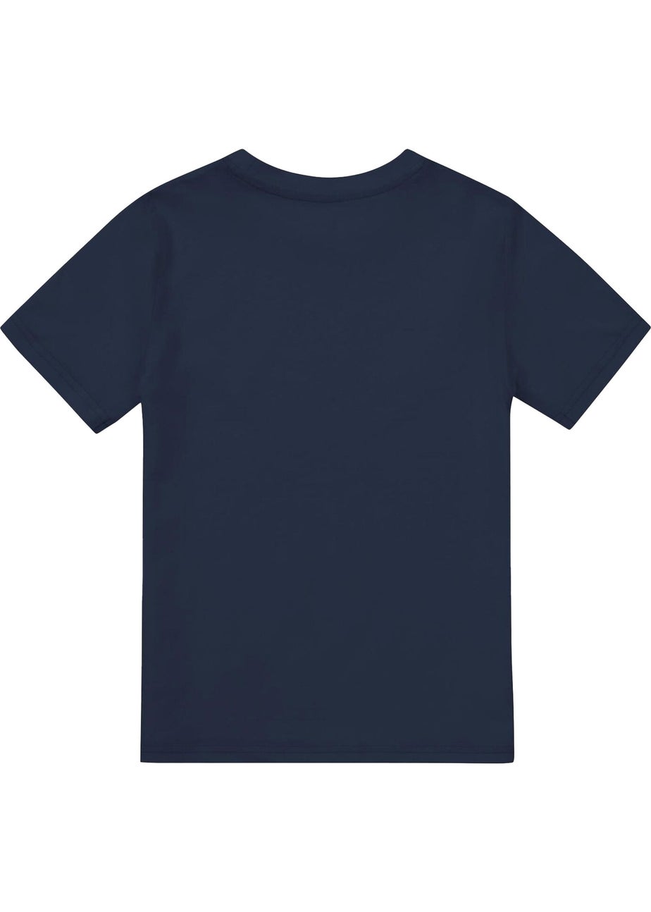 Disney Boys Navy Mickey Mouse Text T-Shirt (3-8yrs)