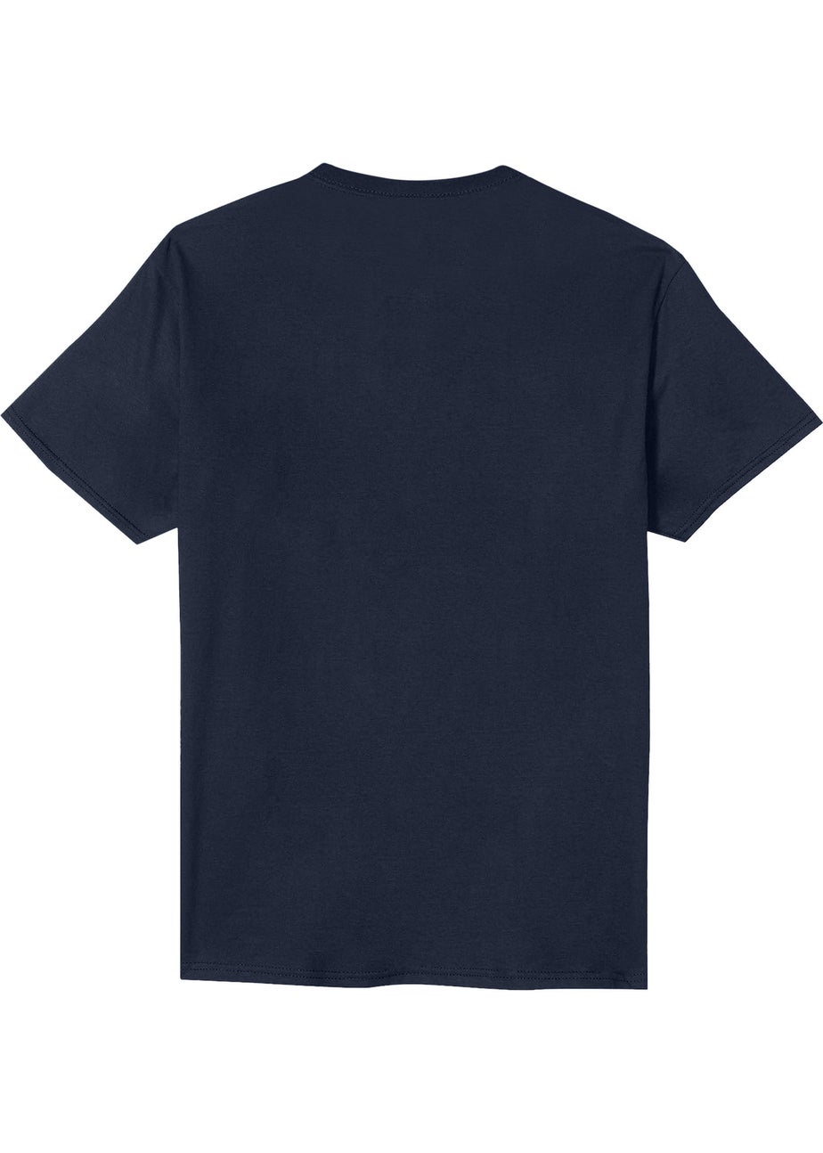 Jurassic Park Navy Camo Logo T-Shirt