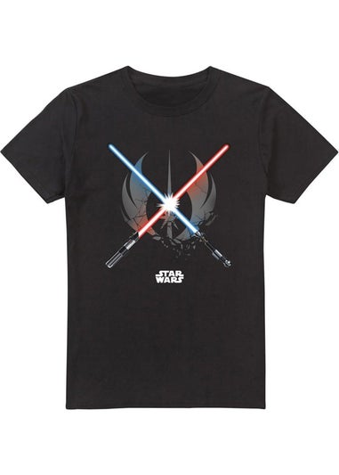Star Wars Black Crossed Blades T-Shirt