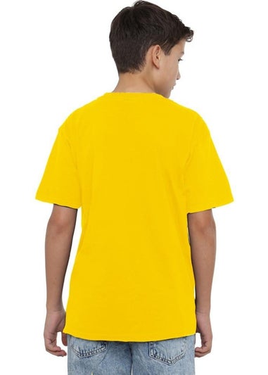 Marvel Kids Yellow X-Men Wolverine Action Shot T-Shirt (3-13yrs)