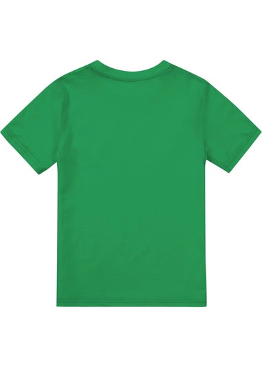 Marvel Hulk Kids Sage Green Pixel T-Shirt (3-8yrs)