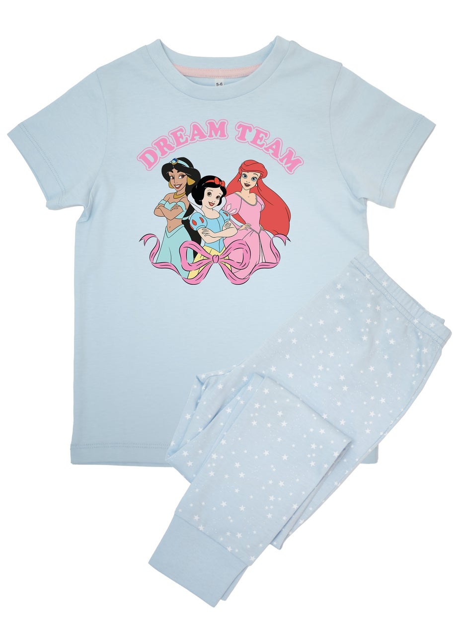 Disney Princess Dream Team Girls Blue Graphic Pyjamas (3-8 Years)