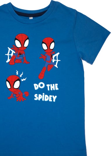 Marvel Do The Spidey Boys Blue Graphic Pyjamas (3-8 Years)