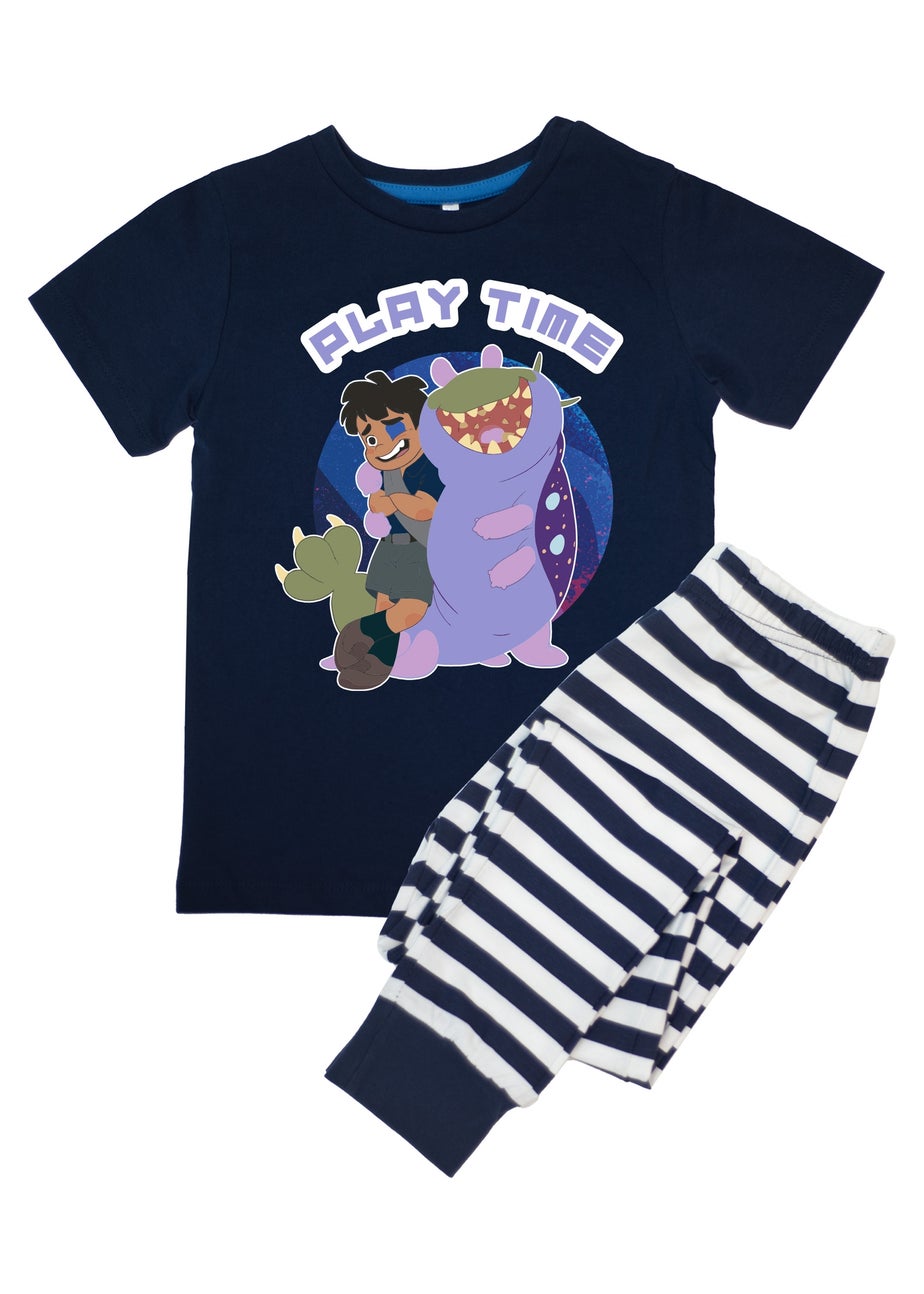 Disney Elio Play Boys Navy Graphic Pyjamas (3-8 Years)