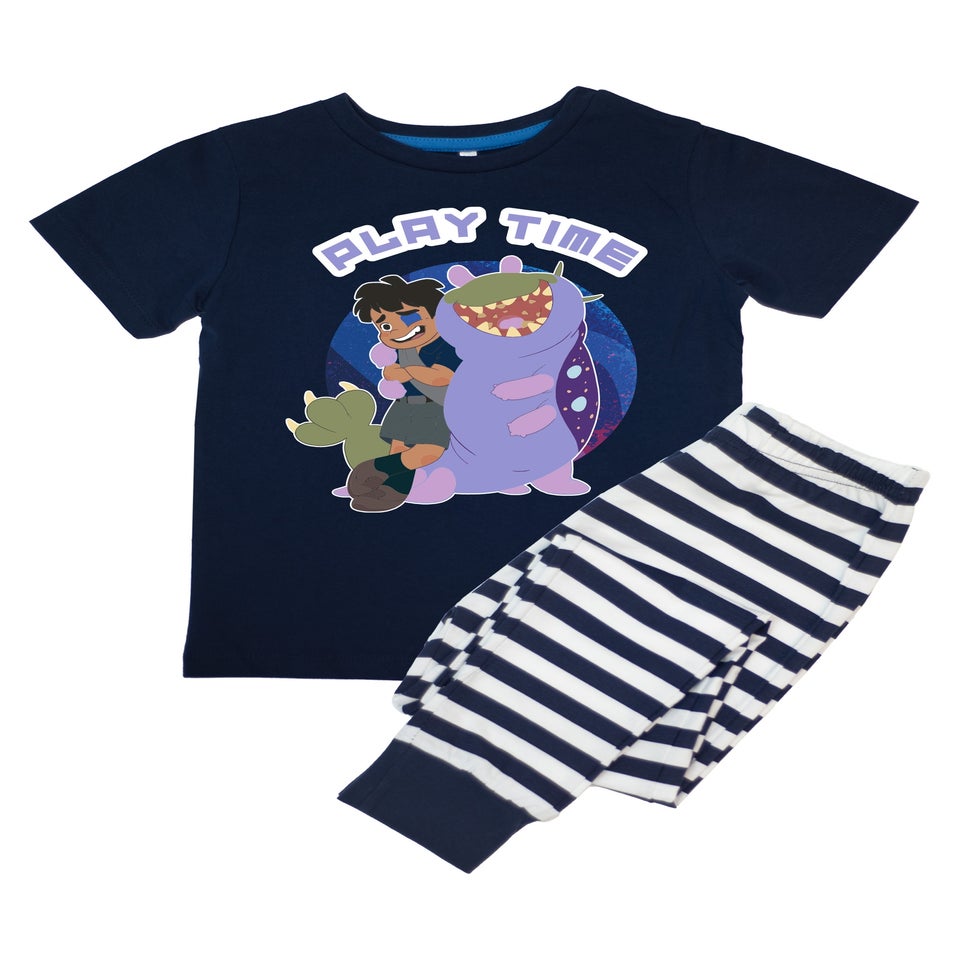 Disney Elio Play Boys Navy Graphic Pyjamas (3-8 Years)