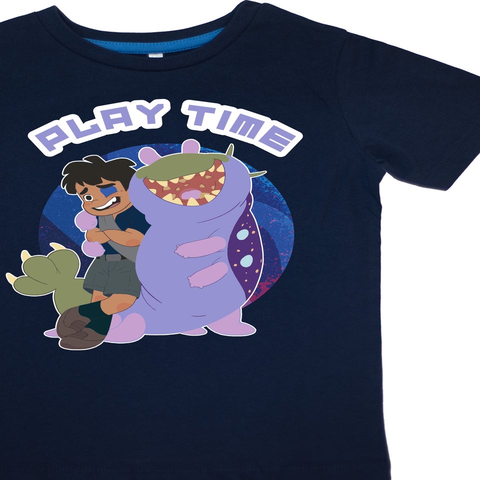 Disney Elio Play Boys Navy Graphic Pyjamas (3-8 Years)