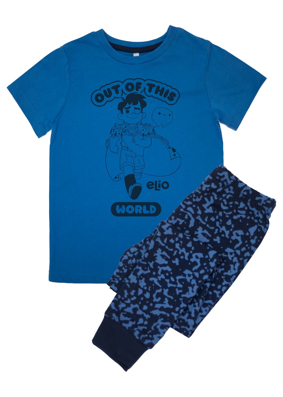 Disney Elio Out Of This World Boys Blue Graphic Pyjamas (3-8 Years)