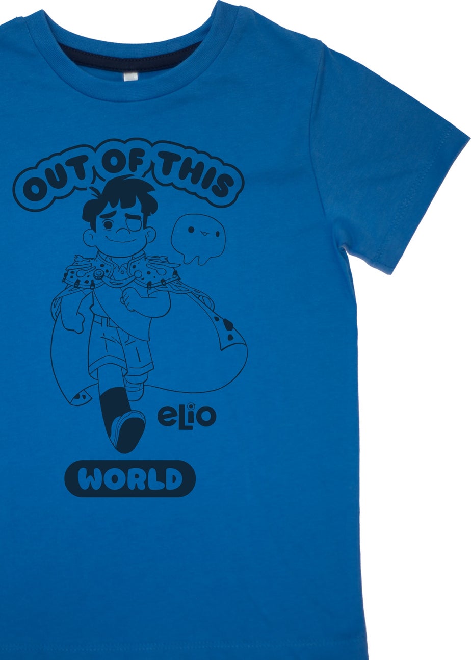 Disney Elio Out Of This World Boys Blue Graphic Pyjamas (3-8 Years)