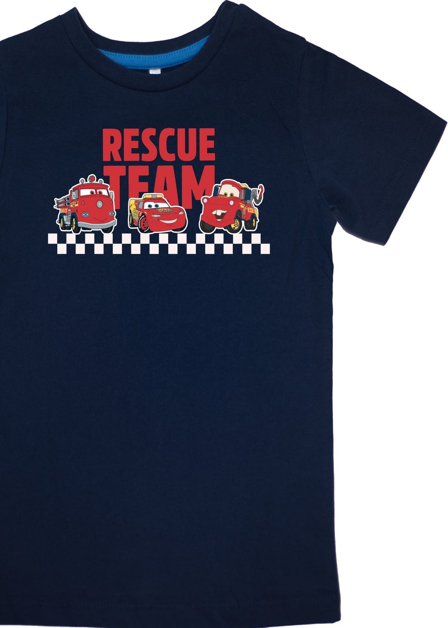Disney Cars Rescue Team Boys Navy Graphic Pyjamas (3-8 Years)