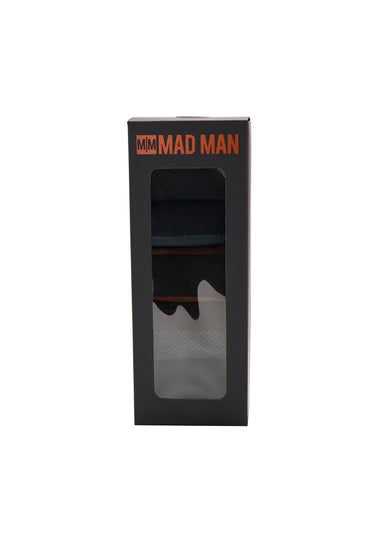 Mad Man Multi-Coloured Striped Socks Boxed