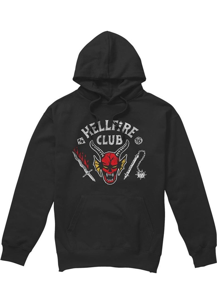 Stranger Things Black 5 Hellfire Club Inverted Hoodie