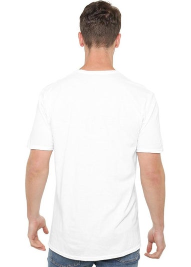 Stranger Things White 5 Sighting Demogorgon Newspaper T-Shirt